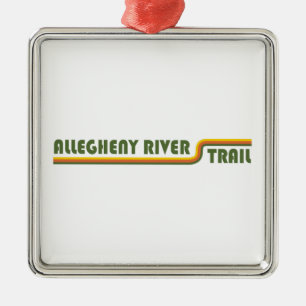 Allegheny River Trail Ornament Aus Metall
