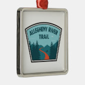 Allegheny River Trail Ornament Aus Metall (Rechts)