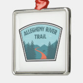Allegheny River Trail Ornament Aus Metall (Links)