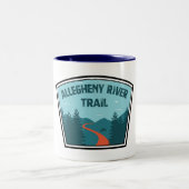 Allegheny River Trail Zweifarbige Tasse (Mittel)