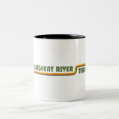 Allegheny River Trail Zweifarbige Tasse (Mittel)