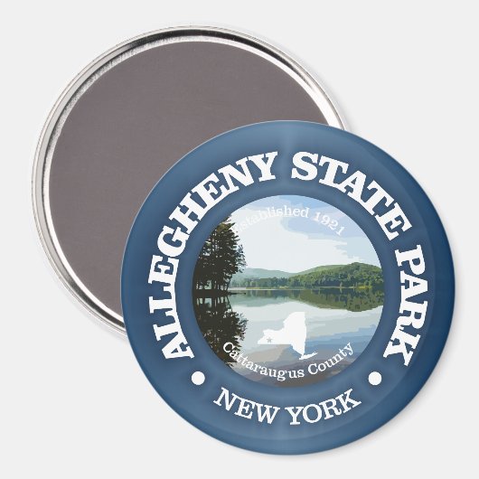 Allegheny Staat Park (SP) Magnet (Vorderseite/Rückseite)