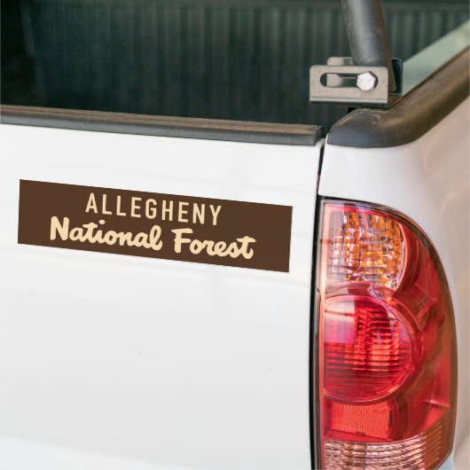 Allegheny staatlicher Wald Autoaufkleber (Auf Lkw)