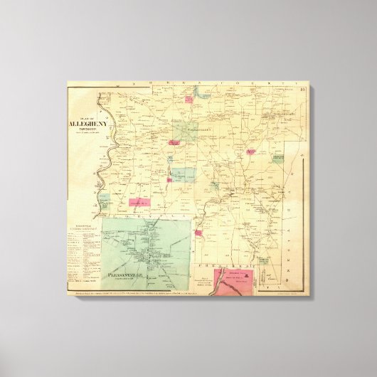 Allegheny Township Leinwanddruck (Vorderseite)