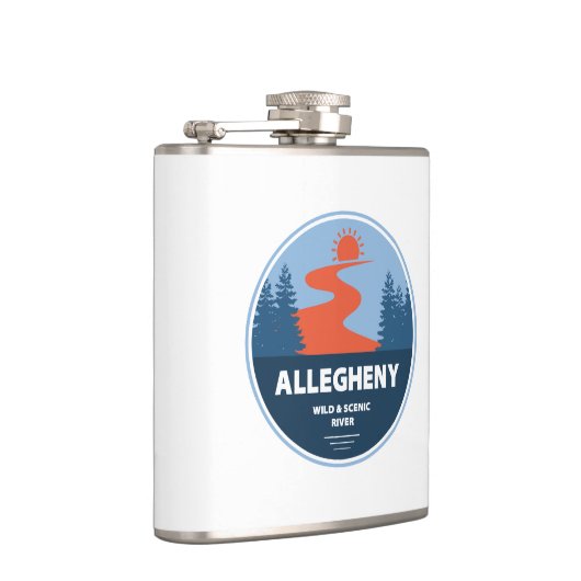 Allegheny Wild and Landschaftlich River Flachmann (Rechts)