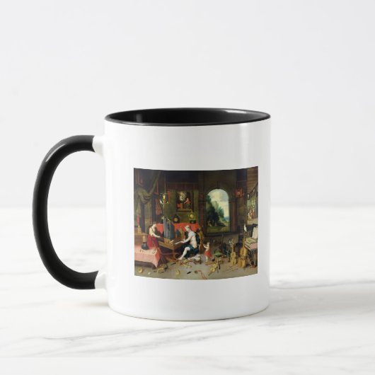Allegorie der Anhörung Tasse (Links)