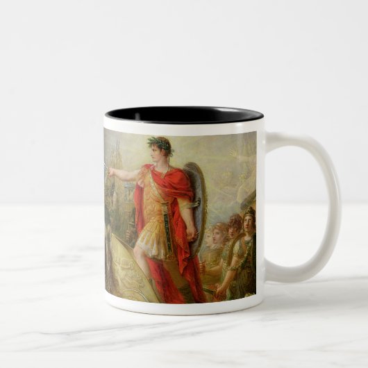 Allegorie der Auslieferung von Ulm Zweifarbige Tasse (Rechts)