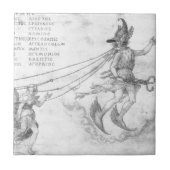 Allegorie der Beredsamkeit durch Albrecht Durer Fliese (Vorderseite)