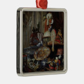 Allegorie der Eitelkeiten der Welt, 1663 Silbernes Ornament (Rechts)