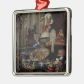 Allegorie der Eitelkeiten der Welt, 1663 Silbernes Ornament (Links)