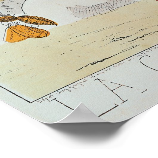 Allegorie der Gemeinde, 1871 Poster (Ecke)