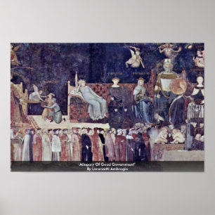 Allegorie der guten Regierung Poster