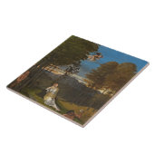 Allegorie der Keuschheit, C. 1505 (Öl auf Platte) Fliese (Seite)