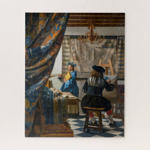 Allegorie der Malerei Johannes Vermeer Puzzle