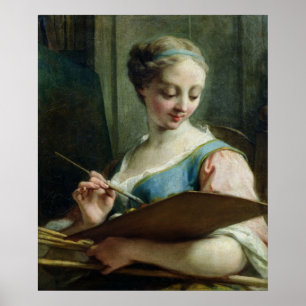 Allegorie der Malerei Poster
