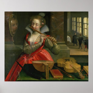 Allegorie der Musik, um 1600 Poster
