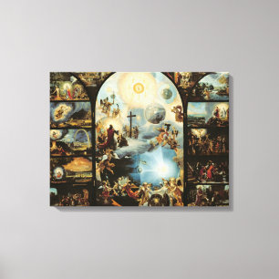 Allegorie der Schaffung des Kosmos Leinwanddruck