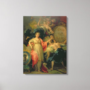 Allegorie der Stadt von Madrid, 1810 Leinwanddruck
