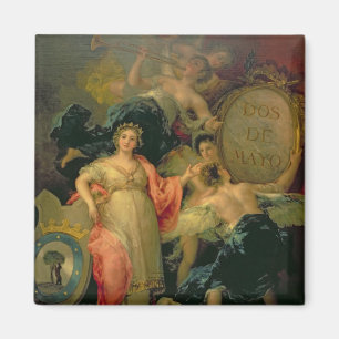 Allegorie der Stadt von Madrid, 1810 Magnet