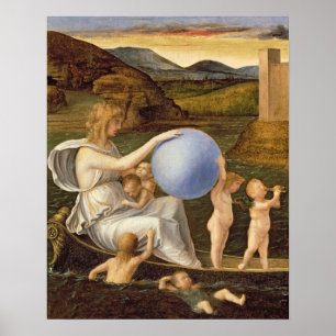 Allegorie der wechselnden Fortuna, oder Melancholi Poster