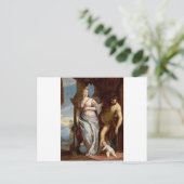 Allegorie der Weisheit und Stärke von Paolo Verone Postkarte (Stehend Vorderseite)