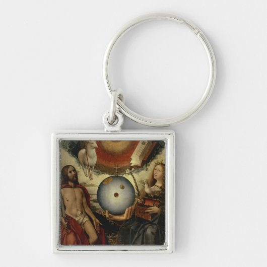 Allegorie des Christentums Schlüsselanhänger (Vorne)