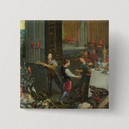 Allegorie des Geschmacks Button (Vorderseite)