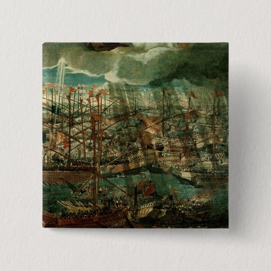 Allegorie des Kampfes von Lepanto Button (Vorderseite)