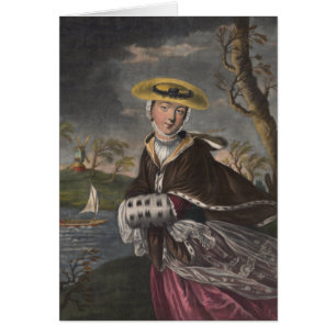 Allegorie des März - schöne Frau