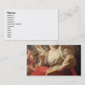 Allegorie des Ruhmes Visitenkarte (Vorne/Hinten)