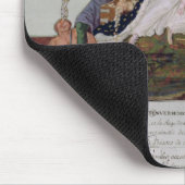 Allegorie des Umwerfens des Thrones Mousepad (Ecke)