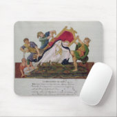 Allegorie des Umwerfens des Thrones Mousepad (Mit Mouse)