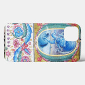 ALLEGORIE DES WINDANTIKEN FLORALEN MINIATURMONOGRA Case-Mate iPhone HÜLLE (Rückseite (Horizontal))