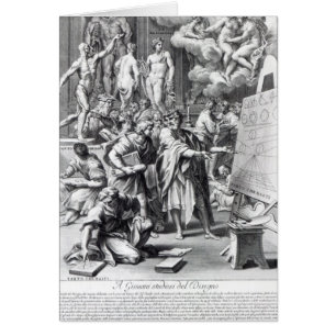 Allegorie eines Entwurfsstudios