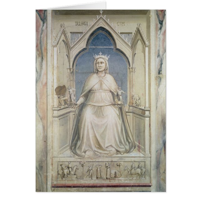 Allegorie von Gerechtigkeit, c.1305 (Vorne)