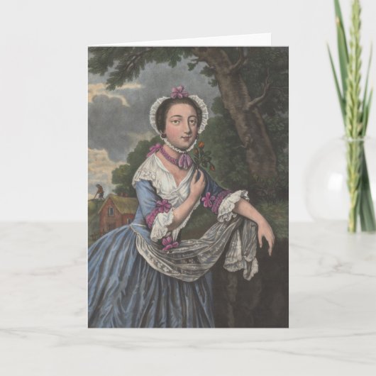 Allegorie von Juni - Gruß-Karte Karte (Vorderseite)