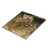 Allegorie von Klugheit (Öl auf Platte) Fliese (Seite)