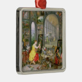 Allegorie von Malerei 2 Silbernes Ornament (Rechts)