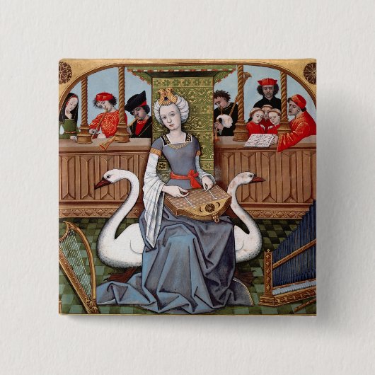 Allegorie von Musik Button (Vorderseite)