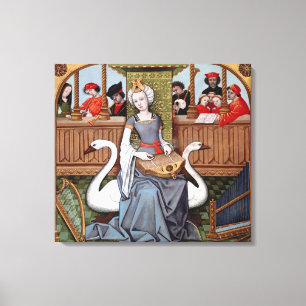 Allegorie von Musik Leinwanddruck