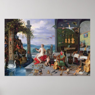 Allegorie von Musik Poster