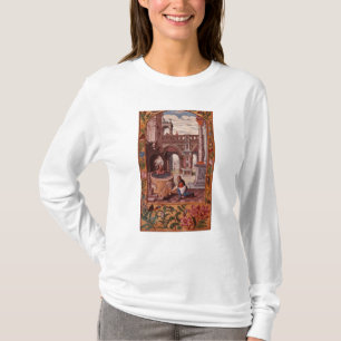 Allegorische Illustration eines Alchemisten an T-Shirt