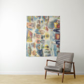 Allegorische Karte von Mexiko City und von Wandteppich (Beispiel)