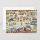 Allegorische Karte von Mexiko-Stadt und Umgebung (Vorne/Hinten)