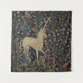 Allegorische "Millefleurs" Tapisserie mit Tieren Wandteppich (Vorderseite)