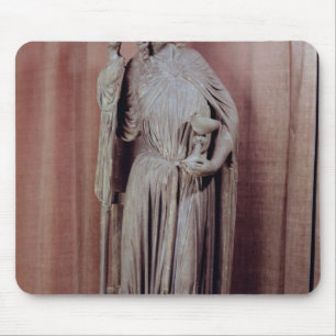 Allegorische Zahl der Kirche einen Chalice halten Mousepad