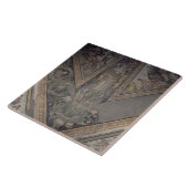 Allegorische Zahl des Herbstes, Detail eines Fliese (Seite)