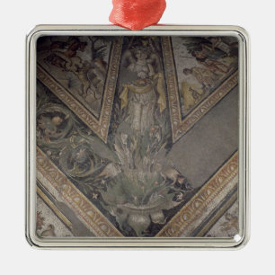 Allegorische Zahl des Herbstes, Detail eines Ornament Aus Metall