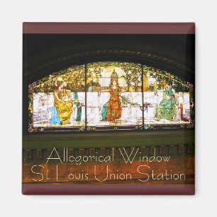 Allegorisches Fenster - St.- Magnet