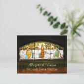Allegorisches Fenster - St.- Postkarte (Stehend Vorderseite)